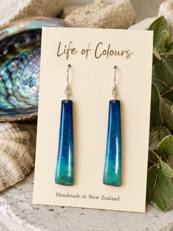 Azure Currents Earrings