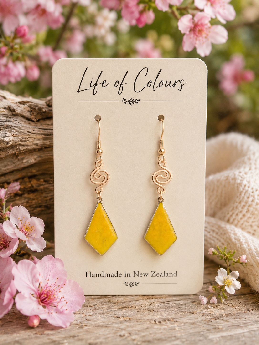 Golden Kowhai Earrings