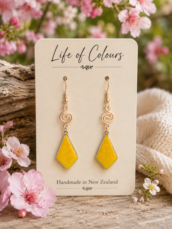Golden Kowhai Earrings