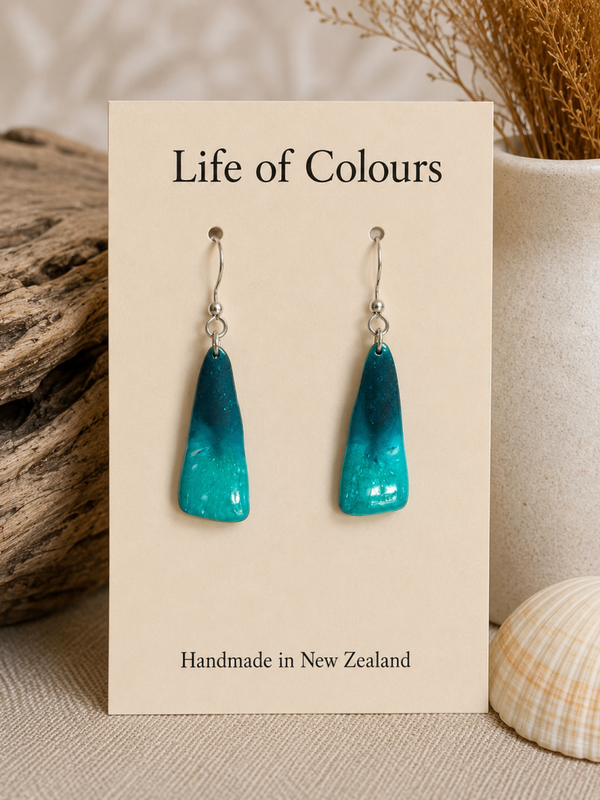 Blue Ice Earrings