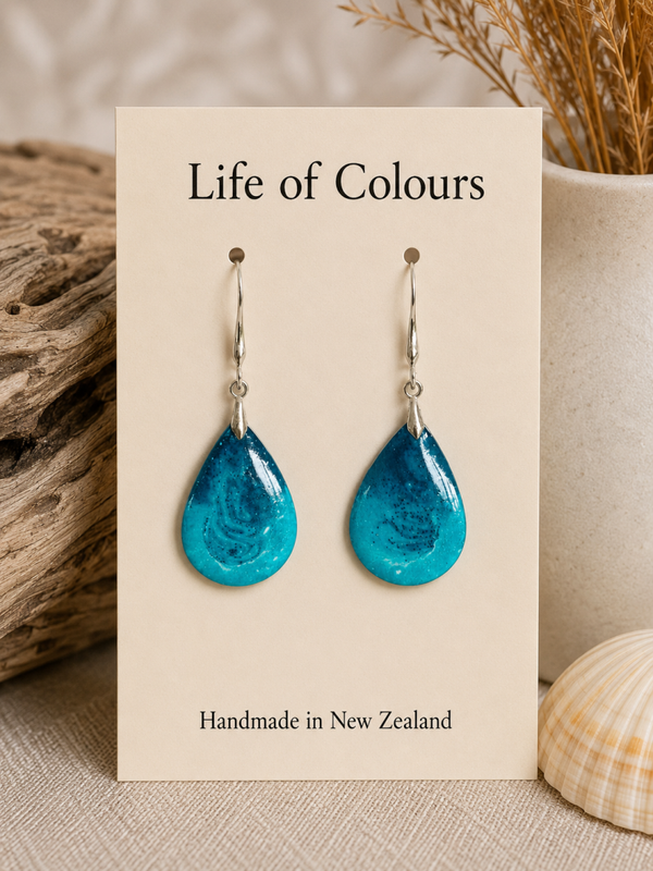 Glacial Wave Earrings