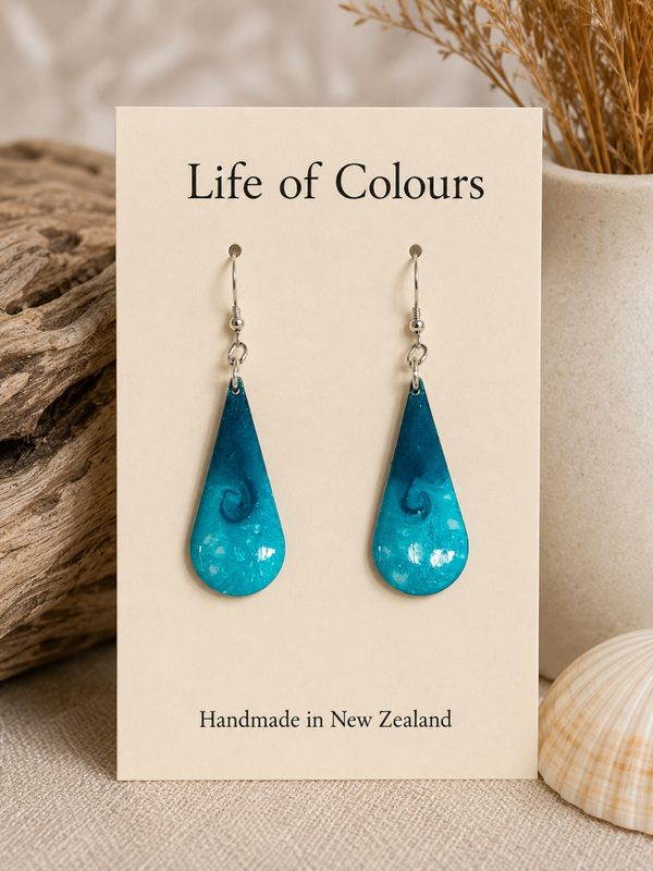 Arctic Wave Earrings