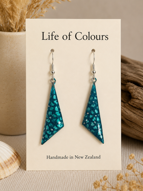 Aquamarine Blooms Earrings