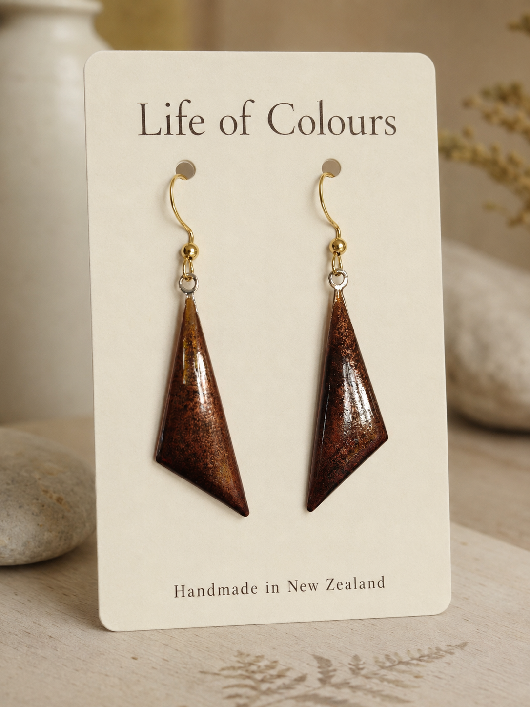 Chocolate bronze Earrings