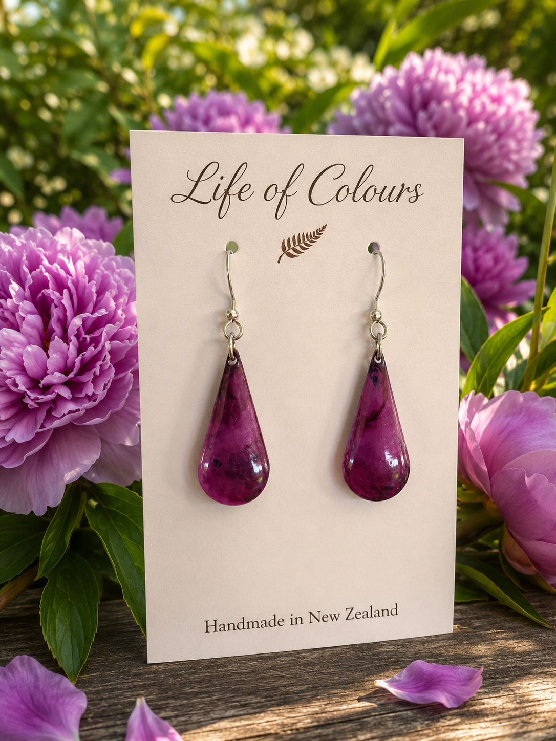 Plum Harvest Earrings