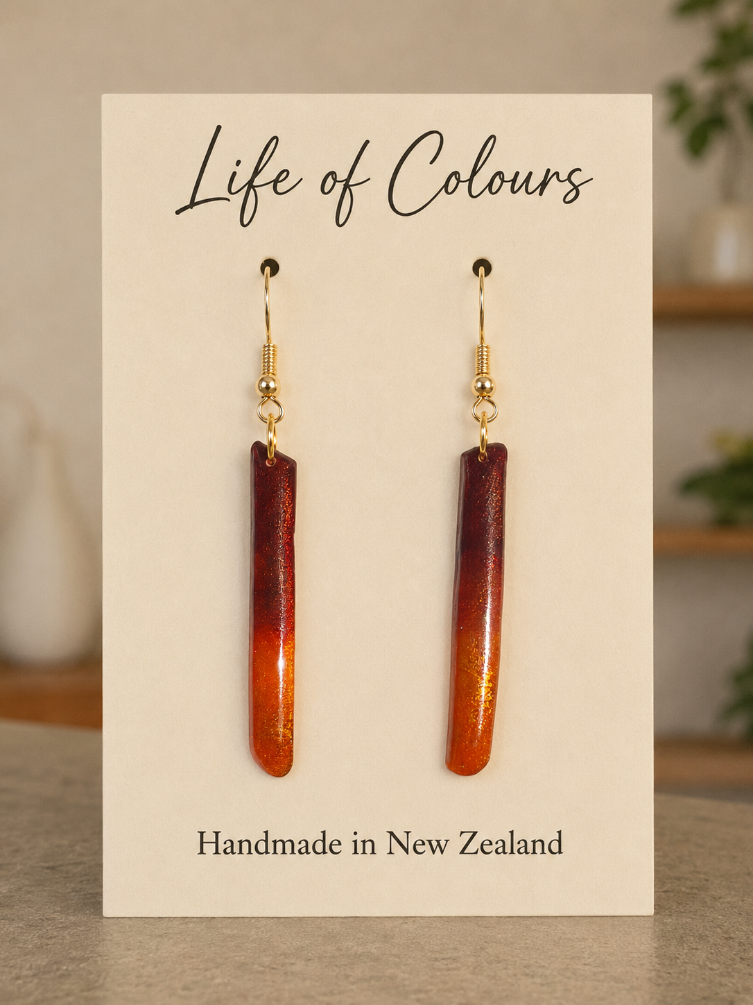 Spiced Orange Earrings