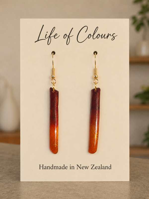 Spiced Orange Earrings