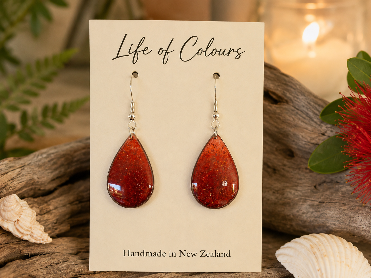 Red Terracotta Earrings