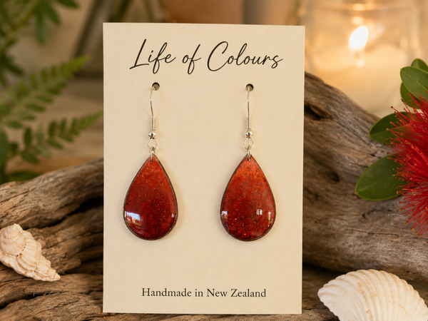 Red Terracotta Earrings
