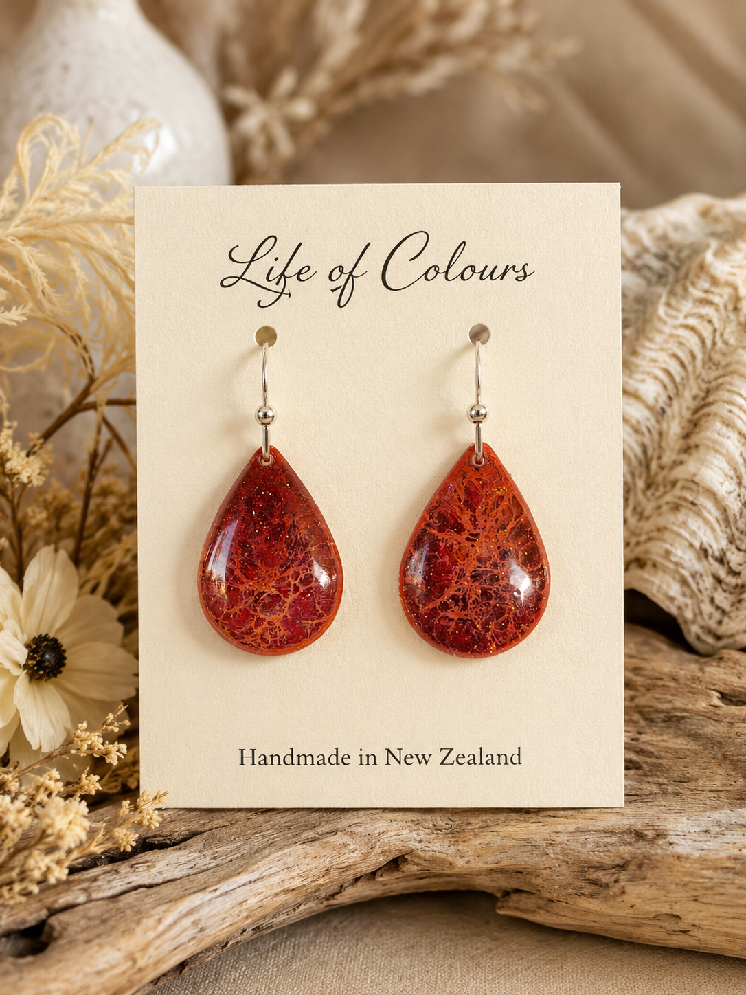 Burnished Terracotta Earrings
