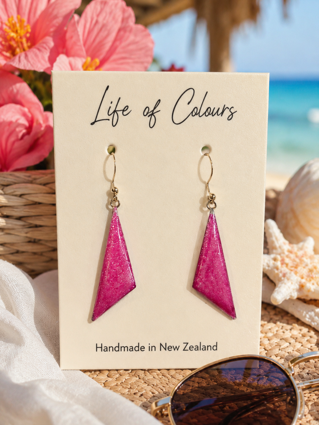 Candy Pink Earrings