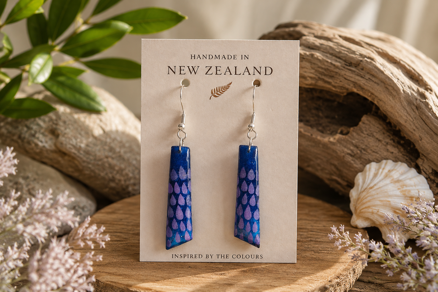 Purple Mist Earrings