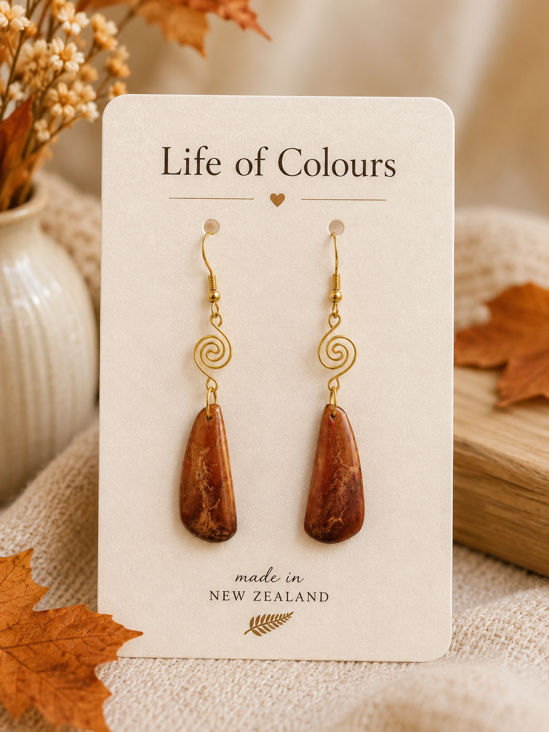Warm Autumn Glow Earrings