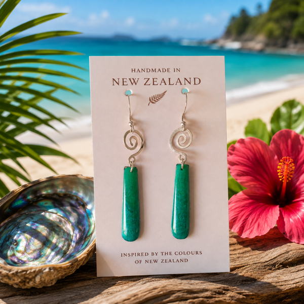 Emerald Jade Earrings