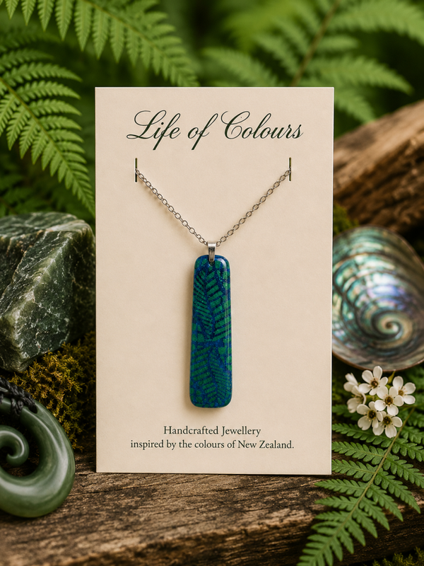 Fern Frond Reversible Necklace