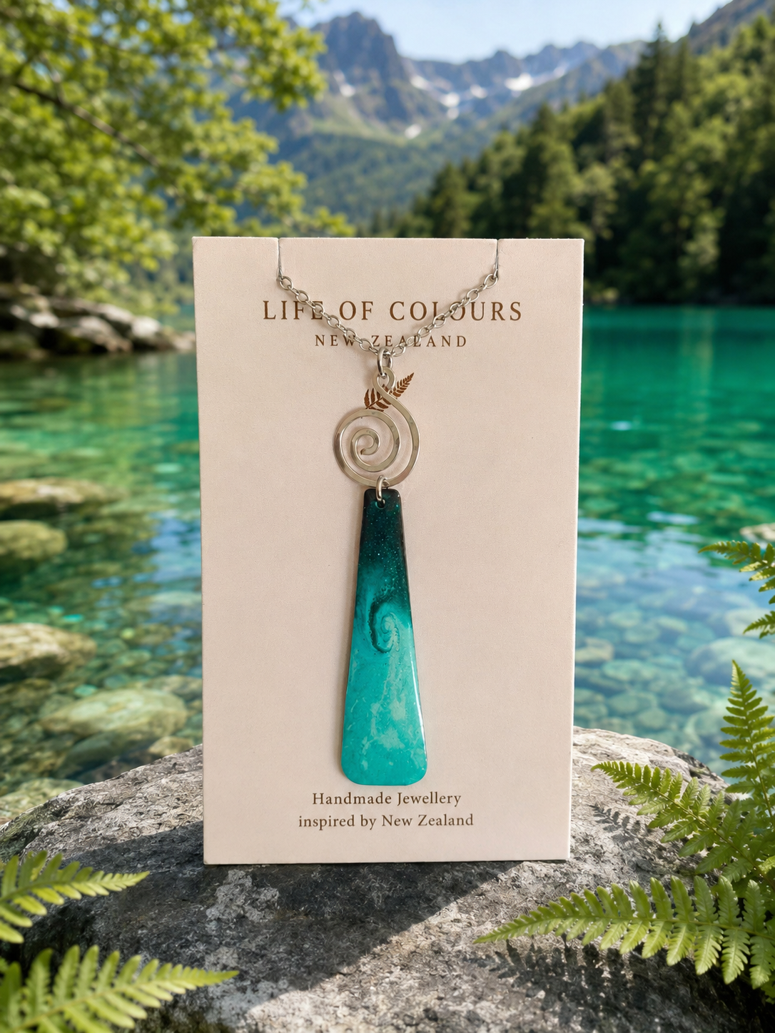 Forest Fern Necklace - Reversible