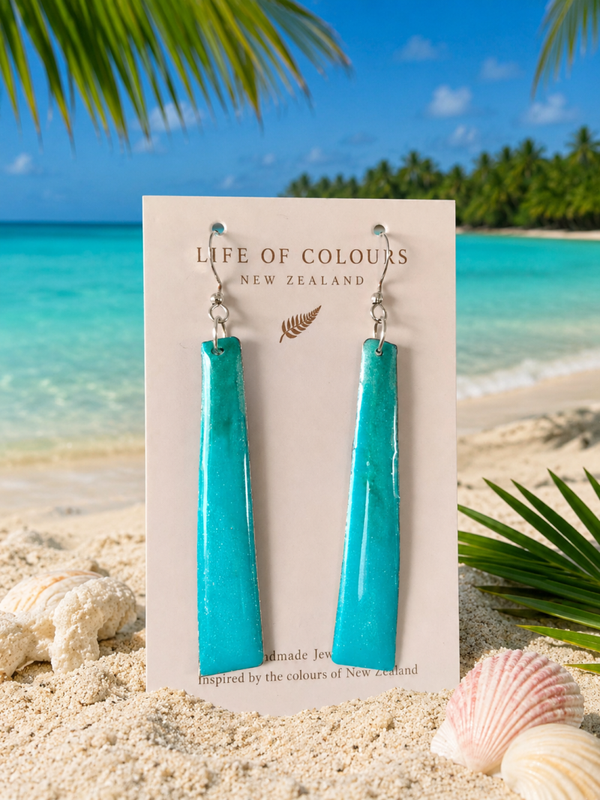 Glacial Turquoise Lake Earrings