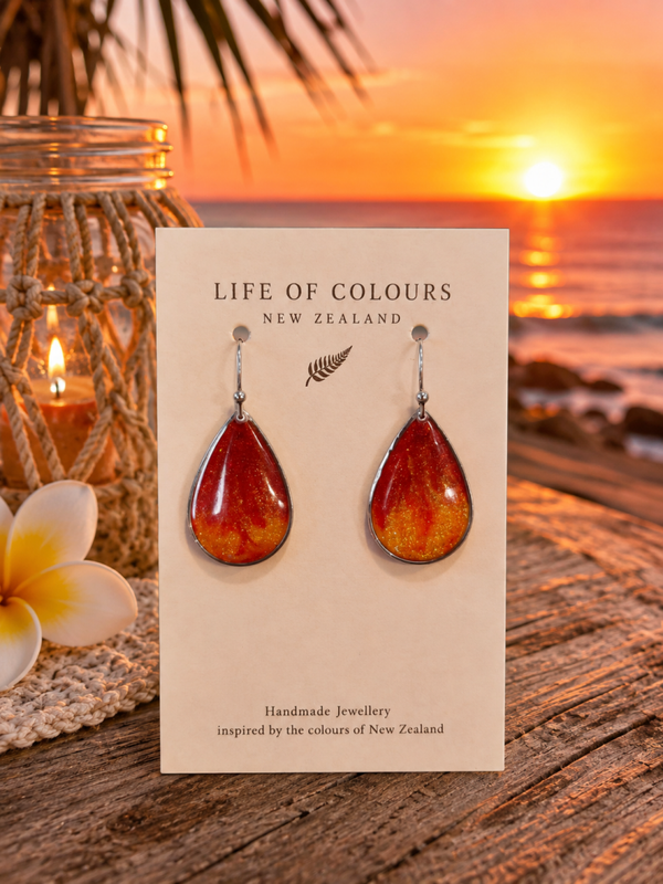 Golden Ember Earrings