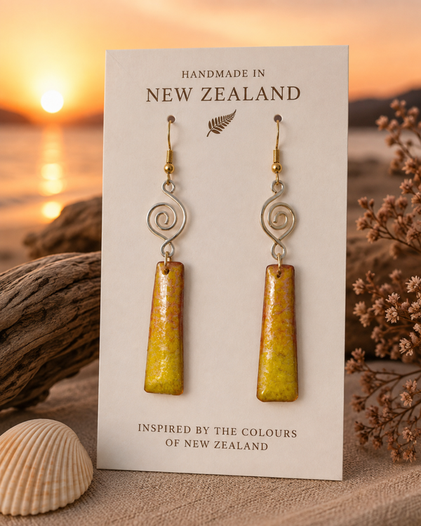 Golden Lemon Earrings