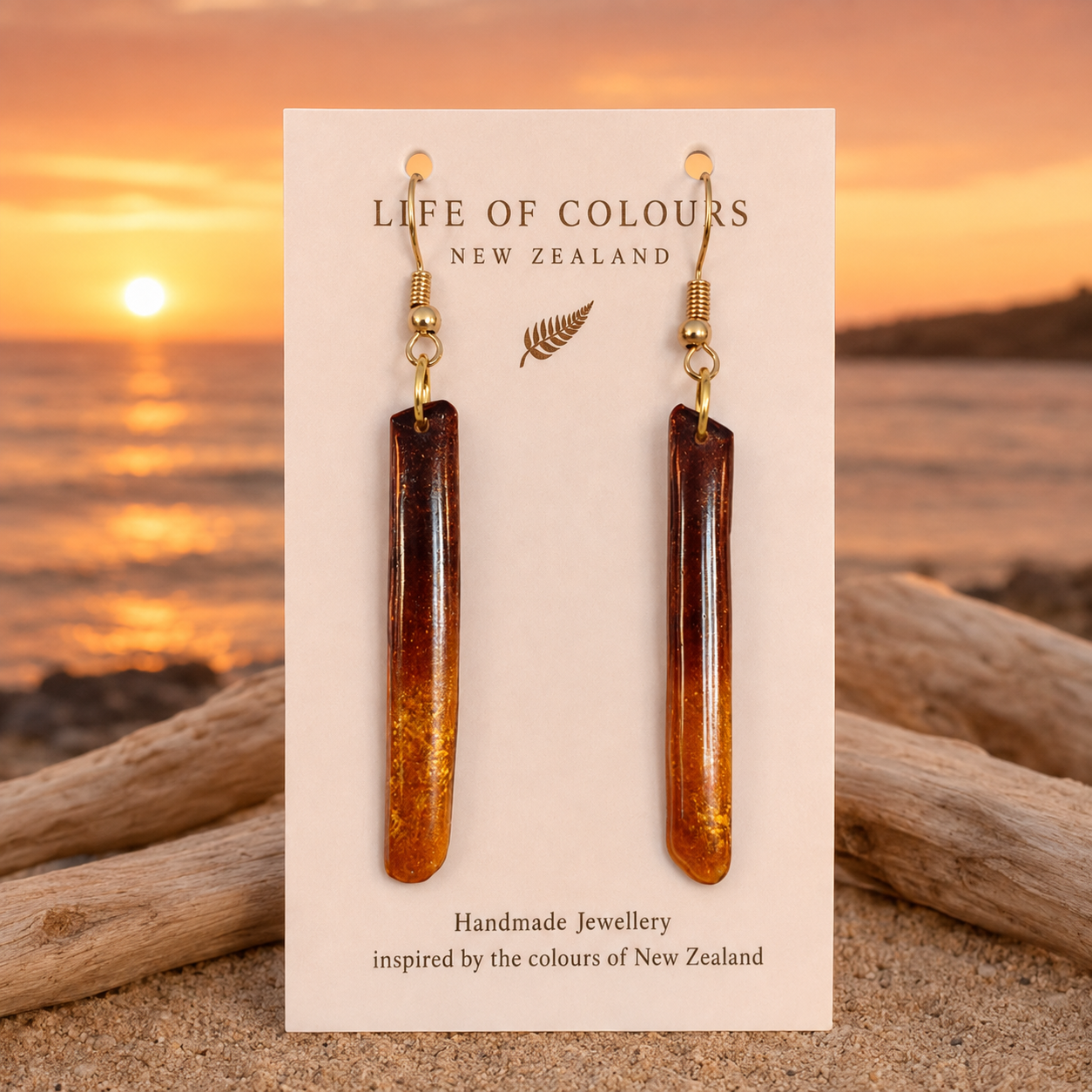 Spiced Orange Earrings