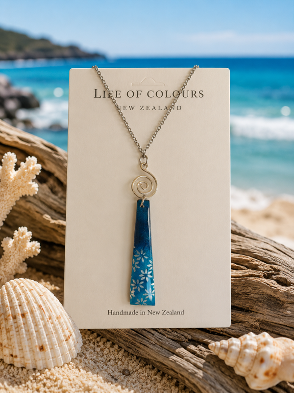 Moonlit Bluebell Reversible Necklace