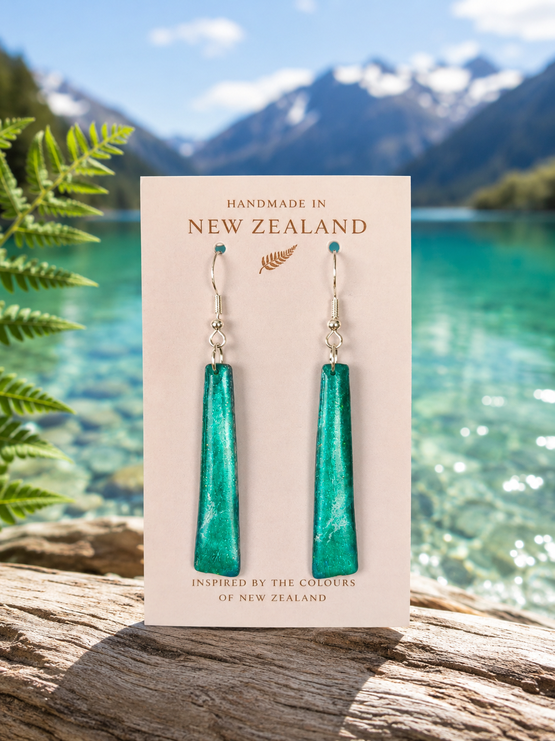 Persian Green Earrings
