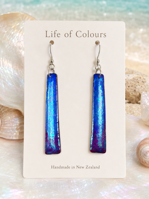 Purple Aurora Earrings