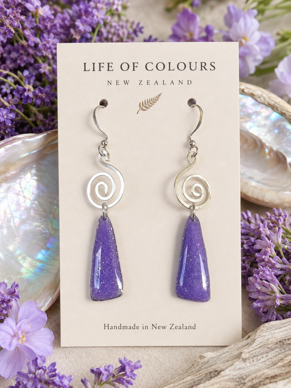 Passion Purple Earrings