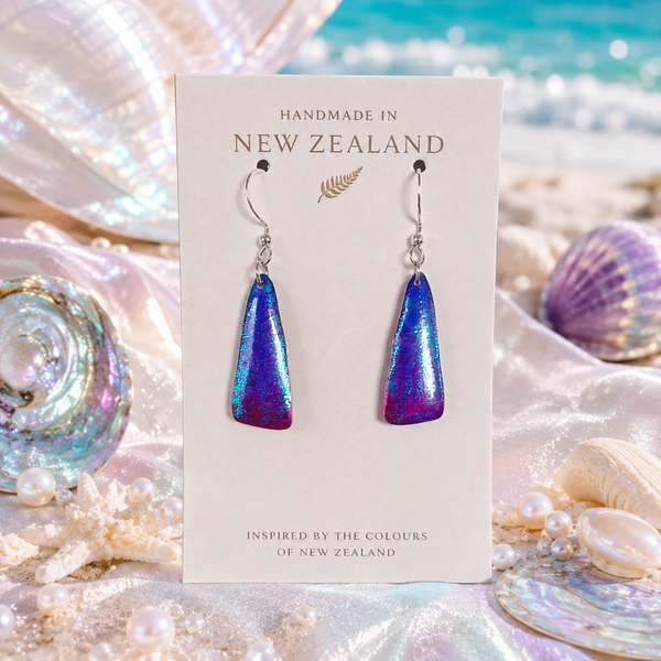 Purple Shimmer Earrings