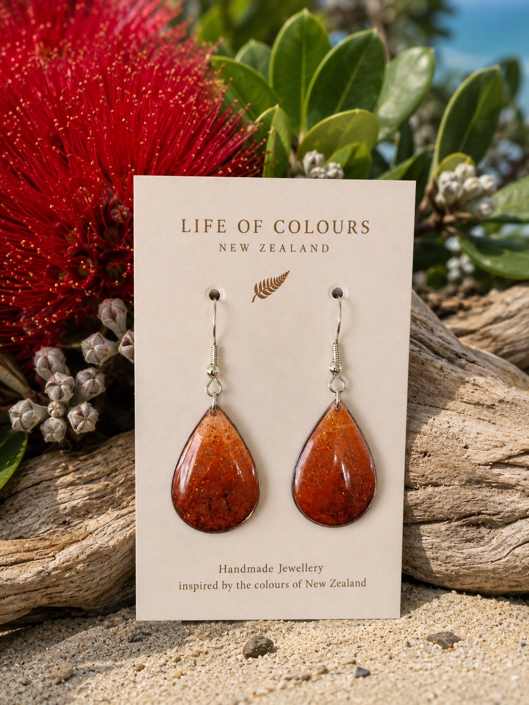 Red Terracotta Earrings
