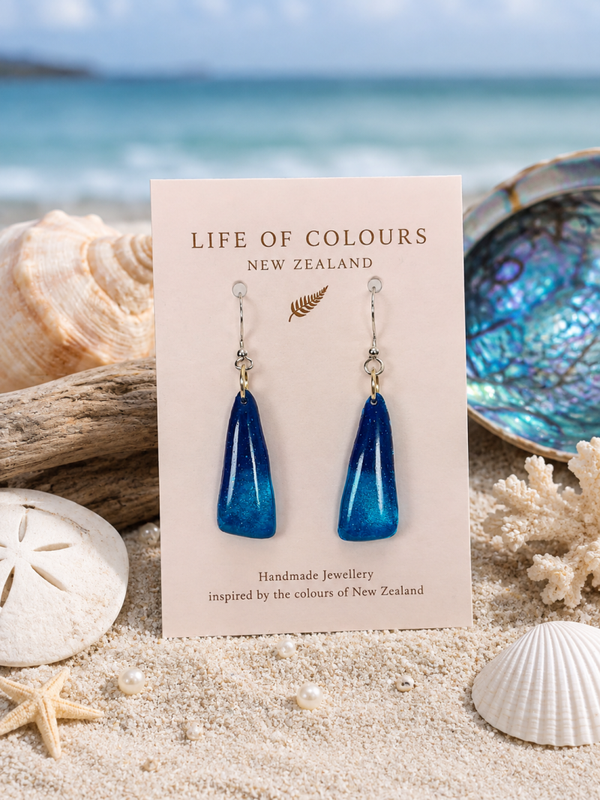 Sapphire Night Earrings