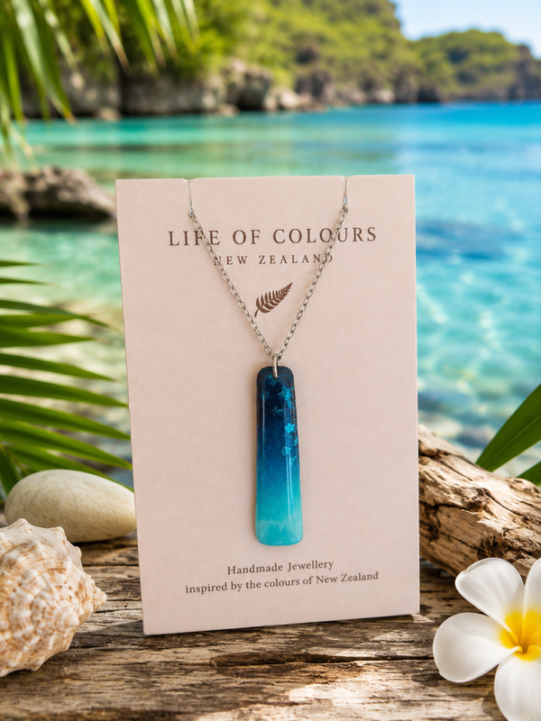 Starlit Turquoise Reversible Necklace