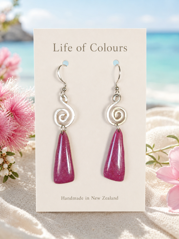 Sun Kissed Pink Earrings