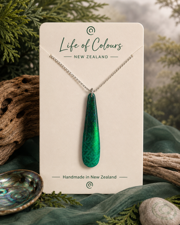 Tōtara Mist Reversible Necklace