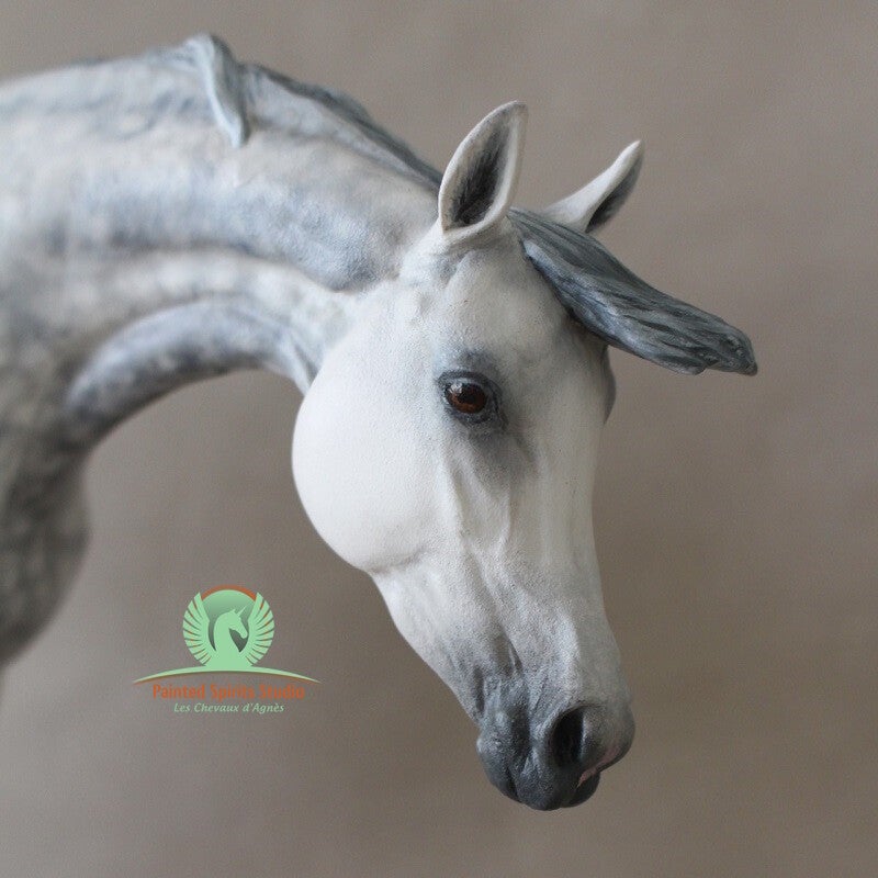 Dapple grey model horse