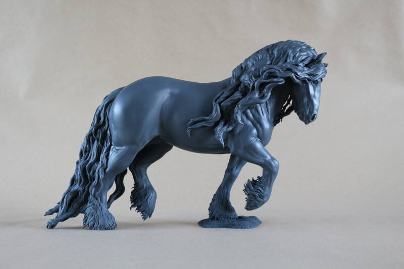 Cob Mare Trotting - 3D Print Résine préparée et sous-couchée 142€