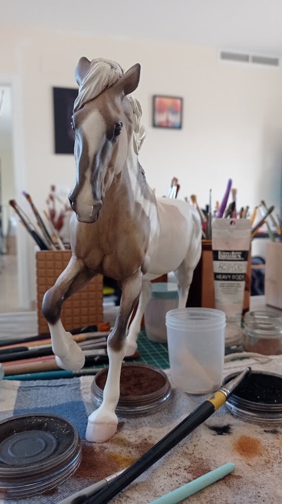 Resin Jumping Horse Starlite