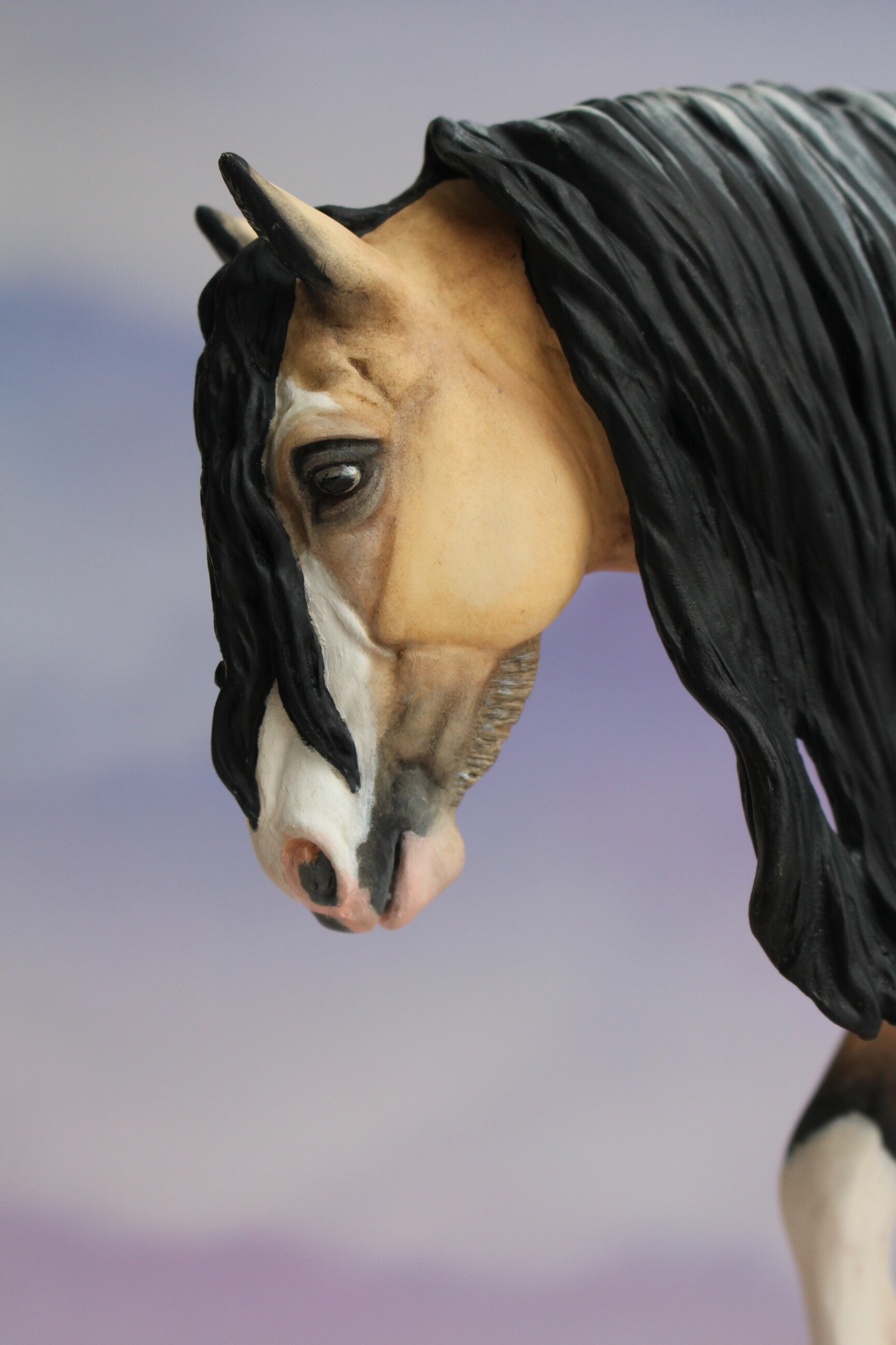 Buckskin model horse