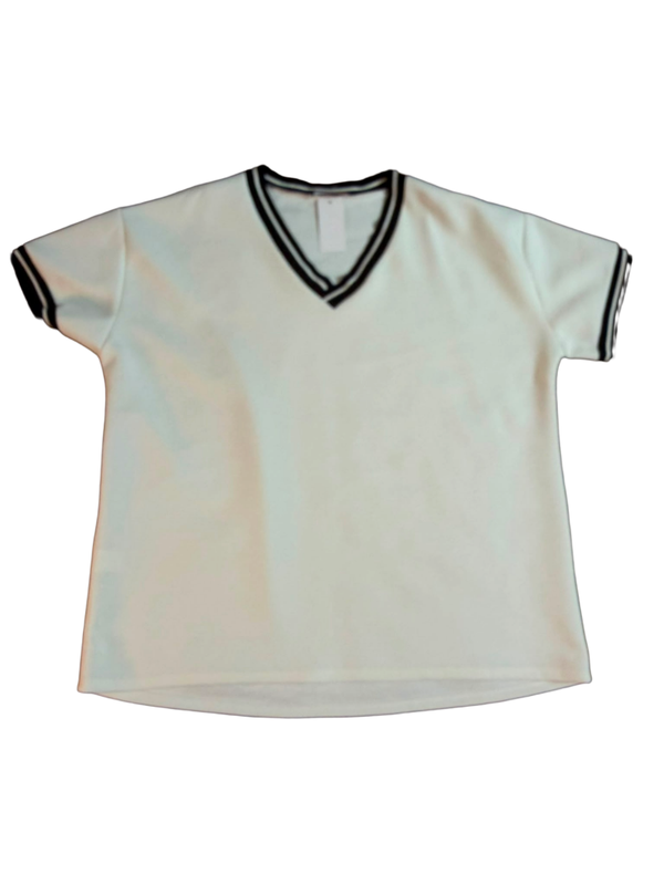 V - Hals shirt Sportief