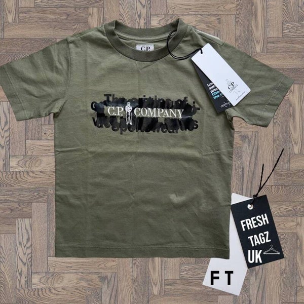 C.P Company embroidered T-shirt