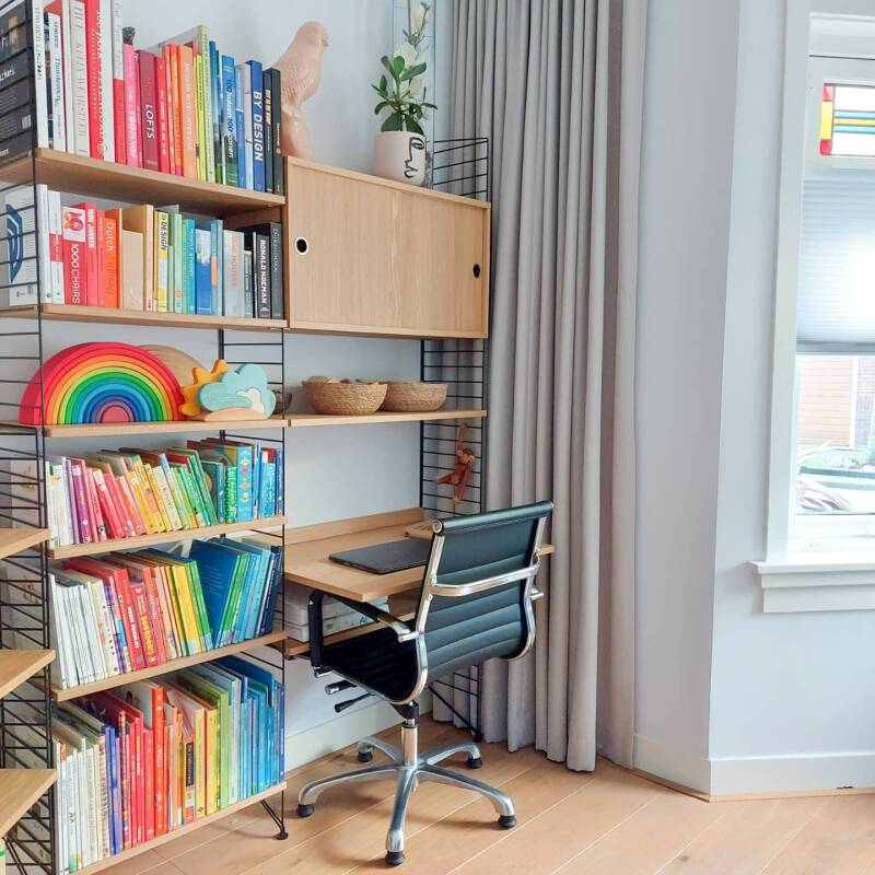 Inkijkje in mijn werkhoek / speelhoek voor de kinderen.