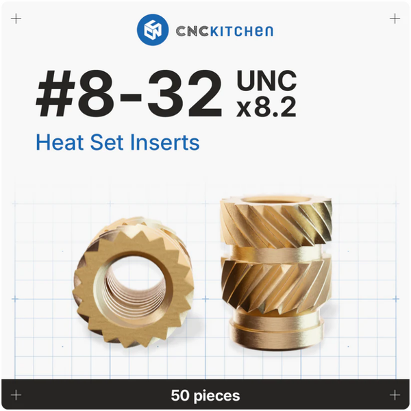 Threaded Insert #8-32 UNC [50 pieces]