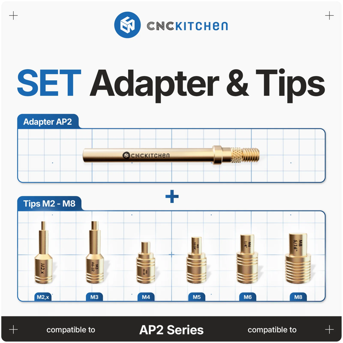 Soldering Adapter & Tips For Threaded Inserts | VITAL3D