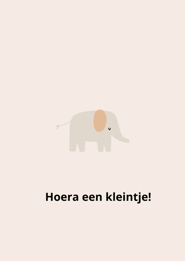 Baby - hoera een kleintje