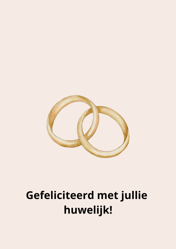 Bruiloft - gefeliciteerd
