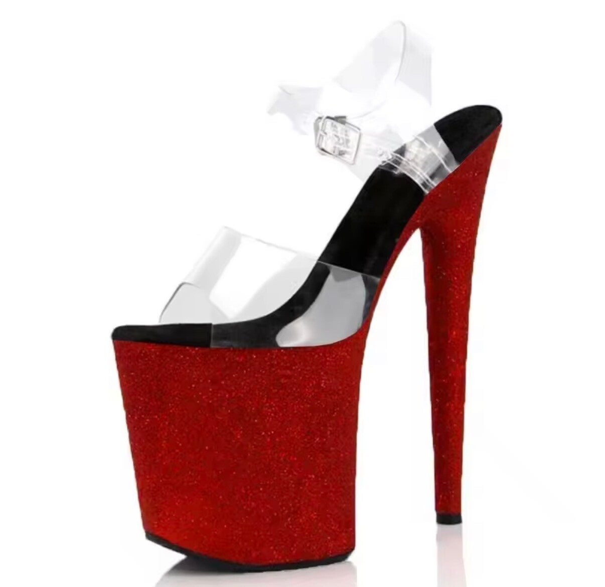 Black/ Red Sultry Platforms