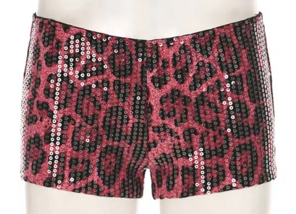 Pink Leopord booty shorts