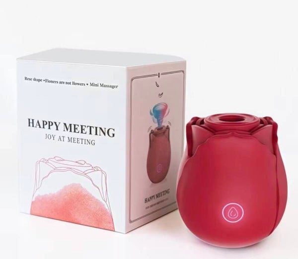 Rose-Shaped Mini Personal Massager | Rechargeable USB Adult Massager