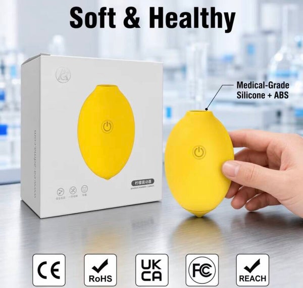 Lemon Air-Pulse Clitoral Stimulator | Rechargeable Waterproof Suction Massager