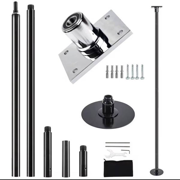 Black dancer pole